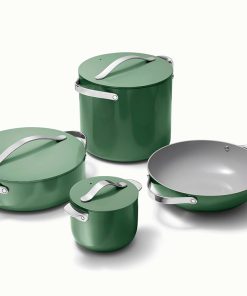 Caraway Cookware+ Set8-Piece Ceramic Set With Complimentary Storage