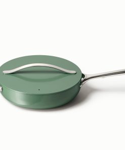 Saut?? Pan4.5 qt Non-Stick Ceramic Pan With Lid