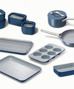 Caraway Compact Kitchen BundleNon-toxic kitchenware to cook, bake, and store in small spaces.