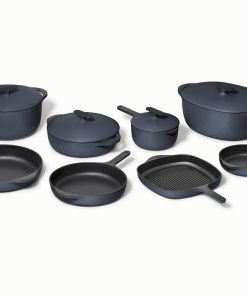 Deluxe Enameled Cast Iron Set16-Piece Set With Complimentary Storage Organizer