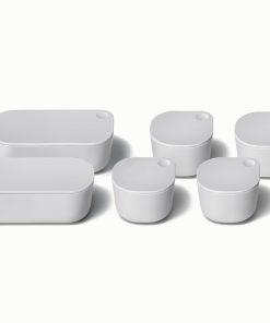 Dot & Dash ContainersSet of 6 packing inserts for storing snacks & sides.