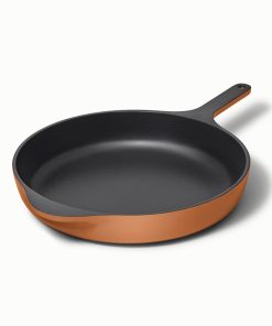 Caraway 12" Enameled Cast Iron Large SkilletDurable, Spacious Pan With Excellent Heat Retention