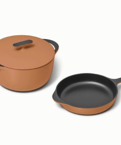 Caraway Cast Iron Skillet & Dutch Oven DuoPerfect duo for versatile cooking, from quick sears to slow-cooked meals.