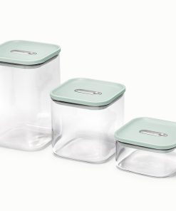 Glass Airtight Container TrioSmall, Medium, & Large Glass Airtight Containers