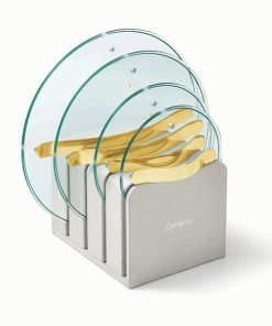 Glass Lid Set of 4Premium Gold Hardware Glass Lid Set to pair with the 16-piece Cookware & Minis Duo set.
