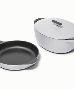 Large Enameled Cast Iron Duo4-Piece Set With Complimentary Storage