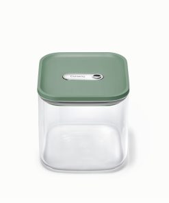 Medium Glass Airtight Container2.5 qt Capacity for Everyday Pantry Essentials