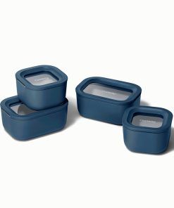 Mini Food Storage Set9-pc set of clean, compact storage for meal prep and organization.
