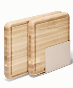 Prep & Serve Butcher Block Set3-Piece Set With Complimentary Storage