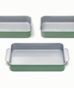 Rectangle Pan Trio13x9"" & 9x6.5"" Non-Stick Ceramic Baking Pans